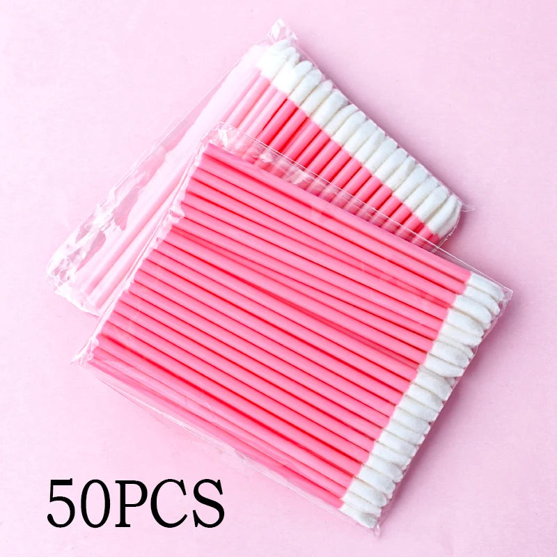 50/1000PCS Lip & Eyelash Brush Applicator Wands