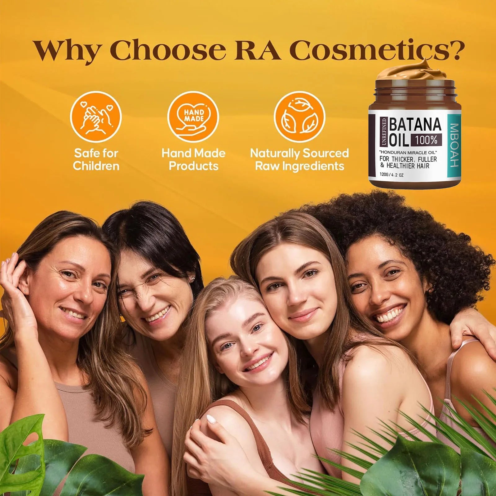 100% Pure Unrefined Batana Oil Hair Conditioner