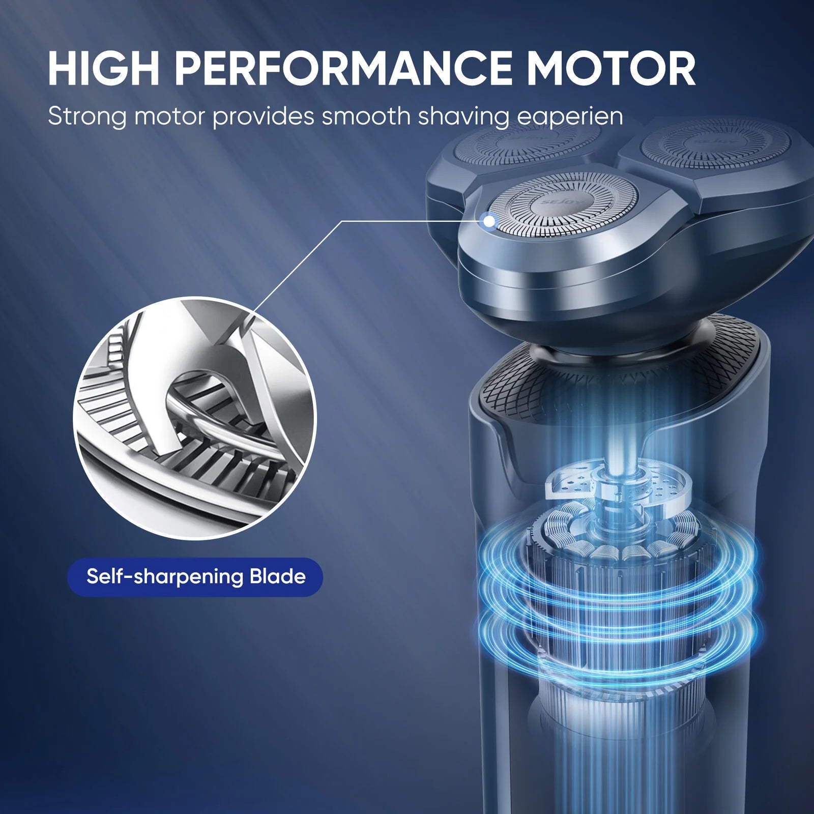 SEJOY 3-in-1 Men’s Electric Shaver & Trimmer