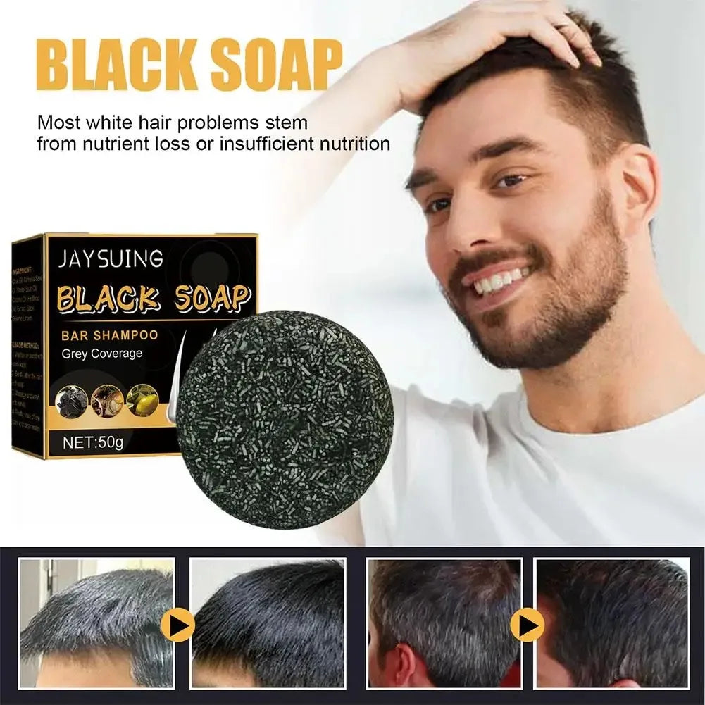 Hair Shampoo Soap Polygonum Multiflorum Black Soap