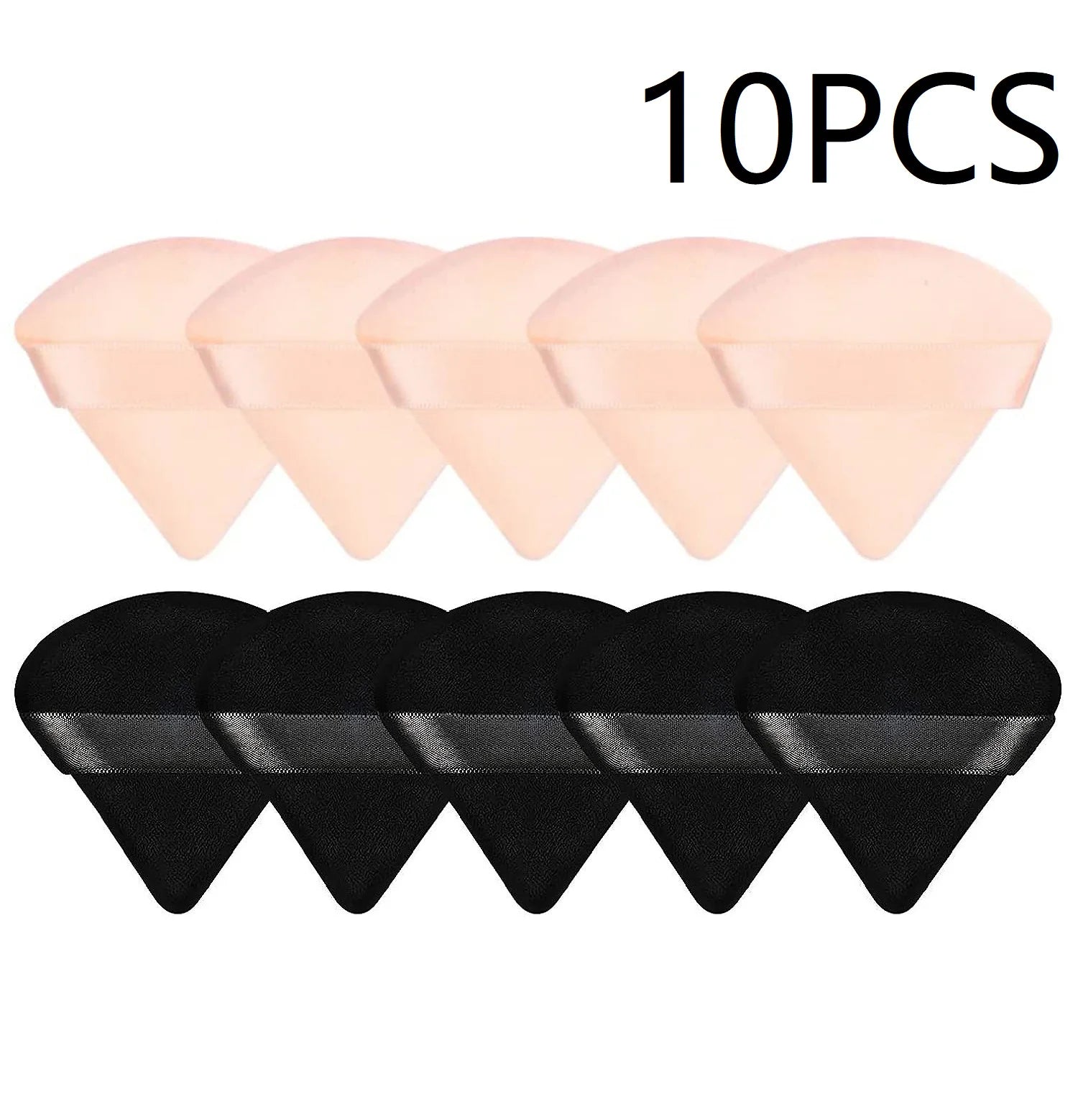 10PCS Triangle Makeup Sponge Puff Set