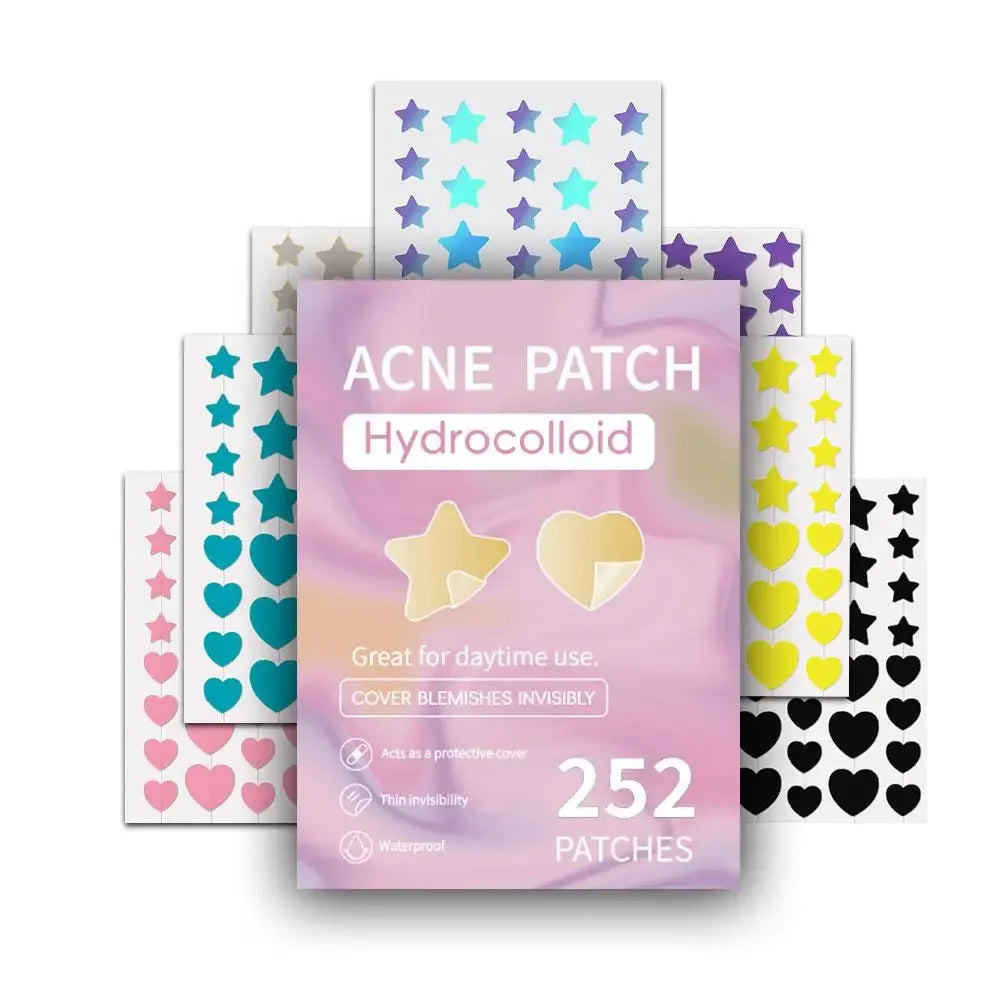 Colorful Star Pimple Patch – Acne Spot Concealer Stickers