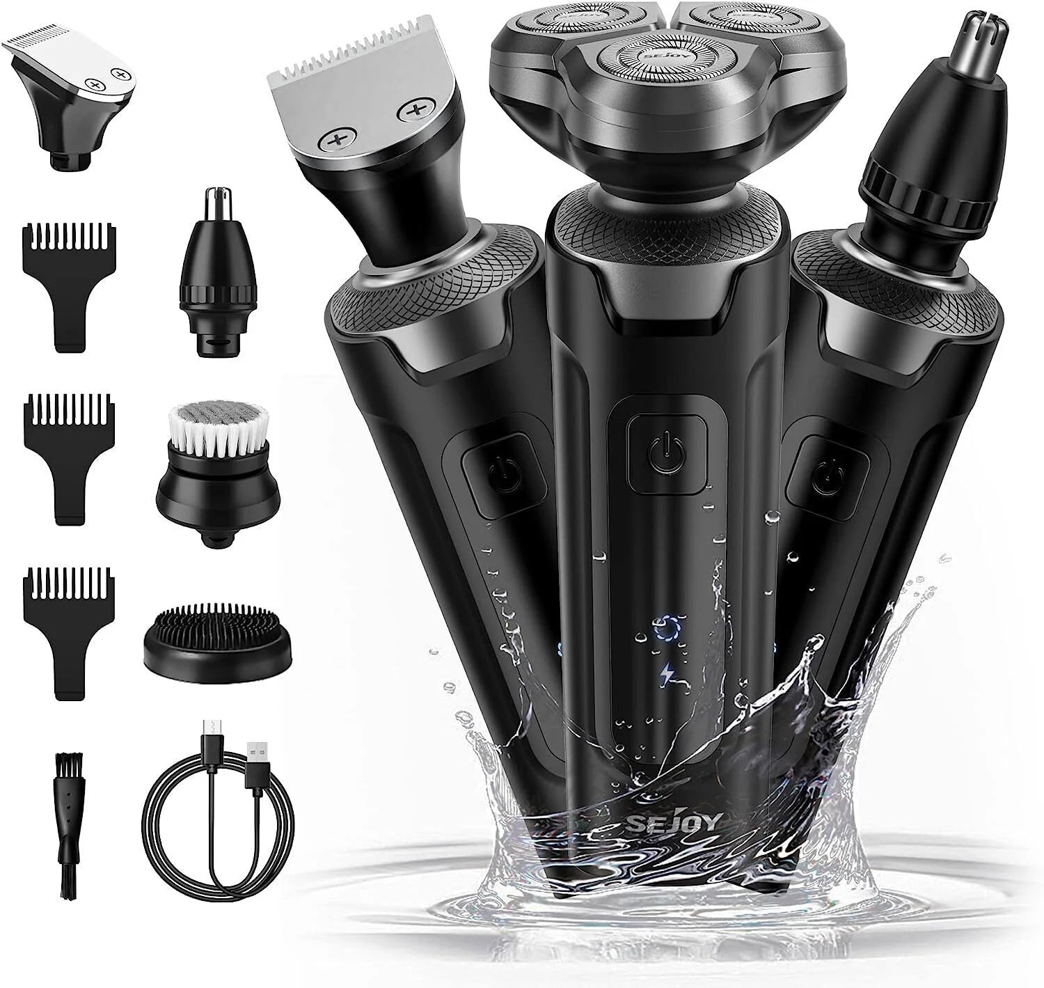 SEJOY 3-in-1 Men’s Electric Shaver & Trimmer