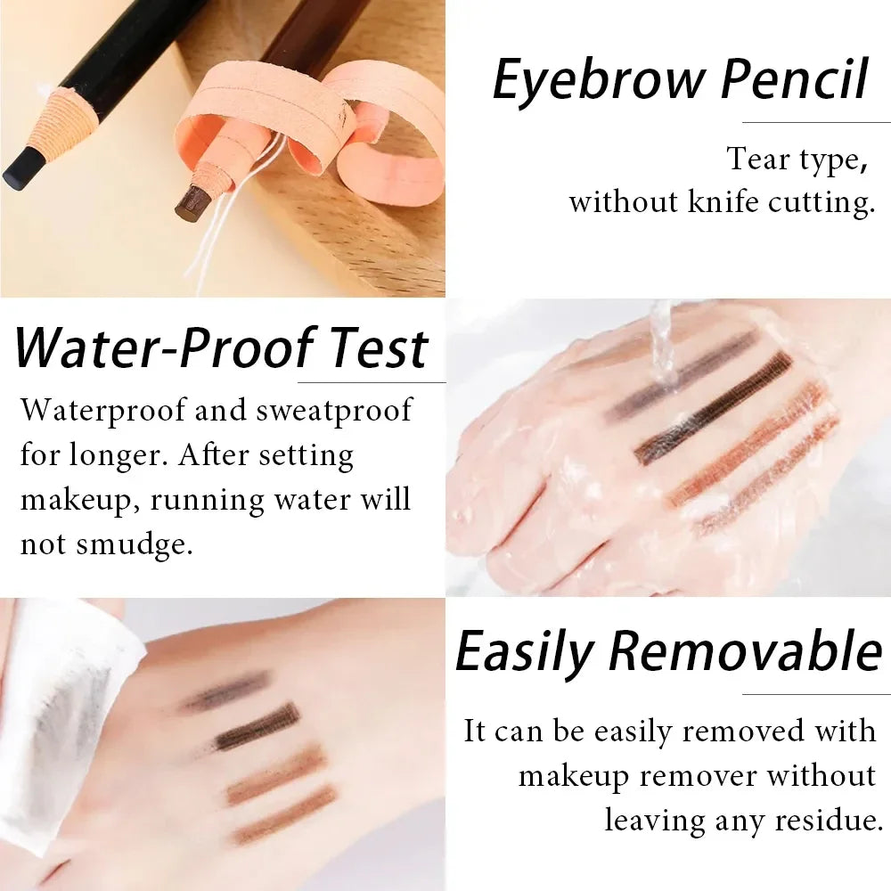 5PCS Professional Waterproof Microblading Eyebrow Pencils